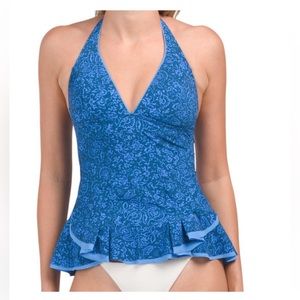 Profile by Gottex Women's Standard Mehndi Halter Tankini